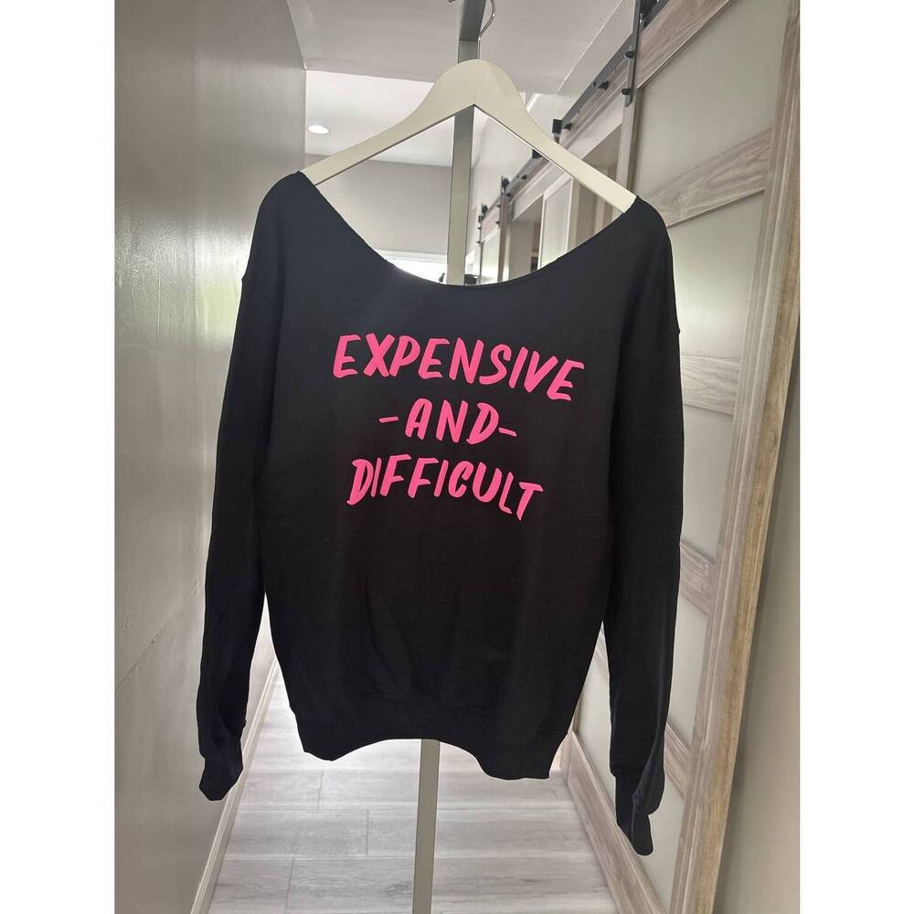 NEW BIRDIE women's expensive & difficult tee in black/pink